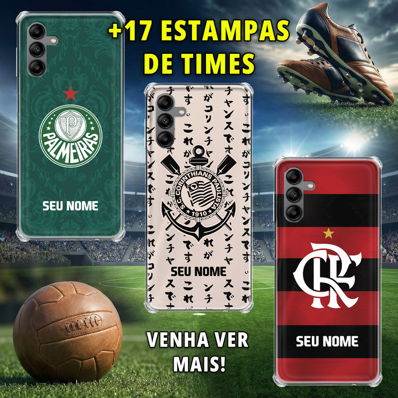 Capa Capinha - Samsung Galaxy A04S - Times Brasileiros em Oferta na Shopee