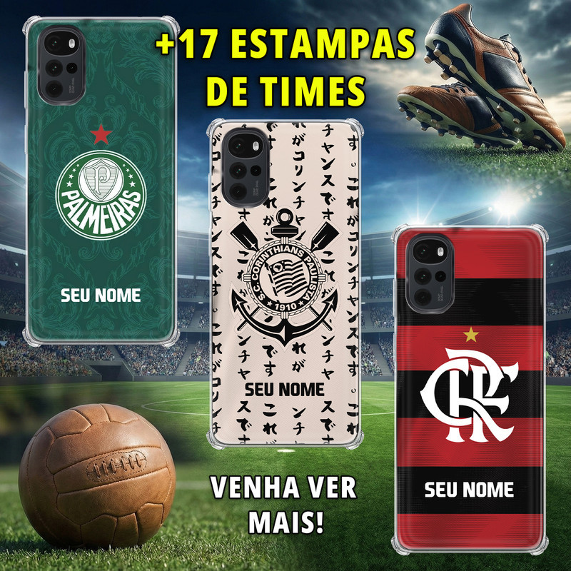 Capa Capinha - Motorola Moto G22 - Times Brasileiros em Oferta na Shopee