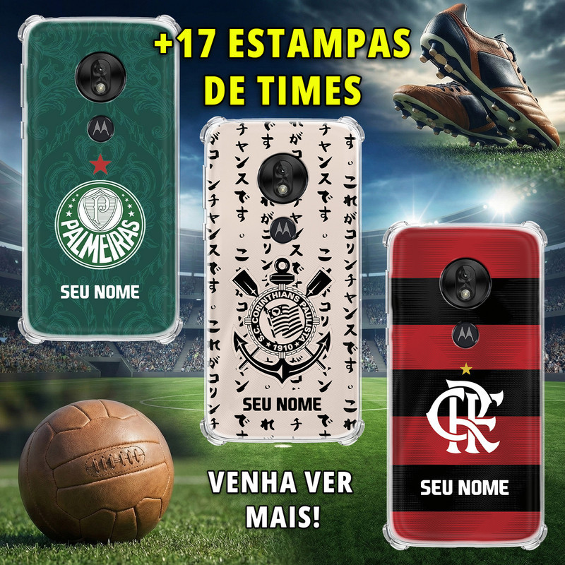 Capa Capinha para Motorola Moto G7 Play - Times Brasileiros