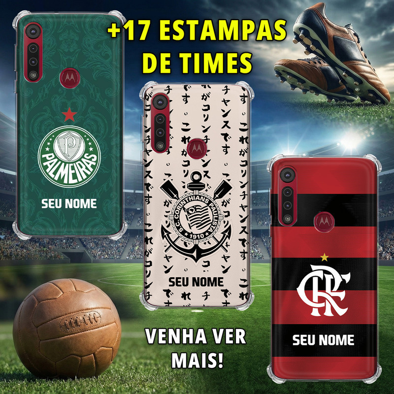 Capa Capinha para Motorola Moto G8 Play - Times Brasileiros