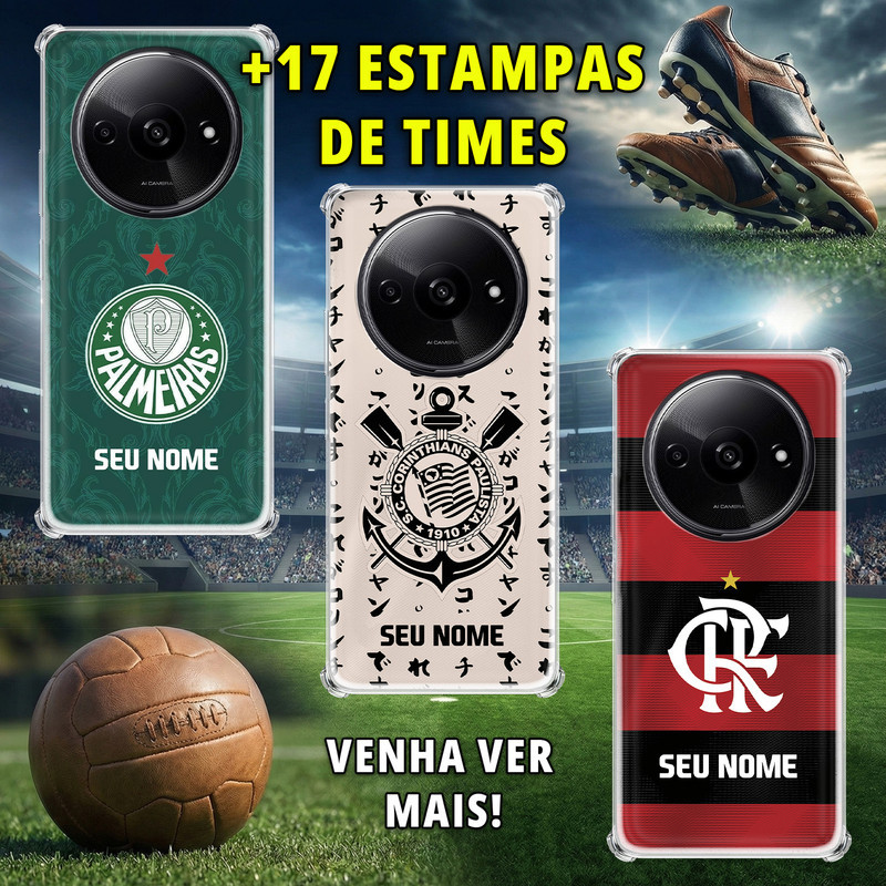 Capa Capinha para Xiaomi Redmi A3 - Times Brasileiros