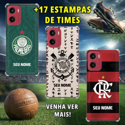 Capa Capinha para Motorola Moto G05 - Times Brasileiros