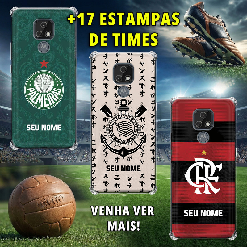 Capa Capinha para Motorola Moto E7 - Times Brasileiros