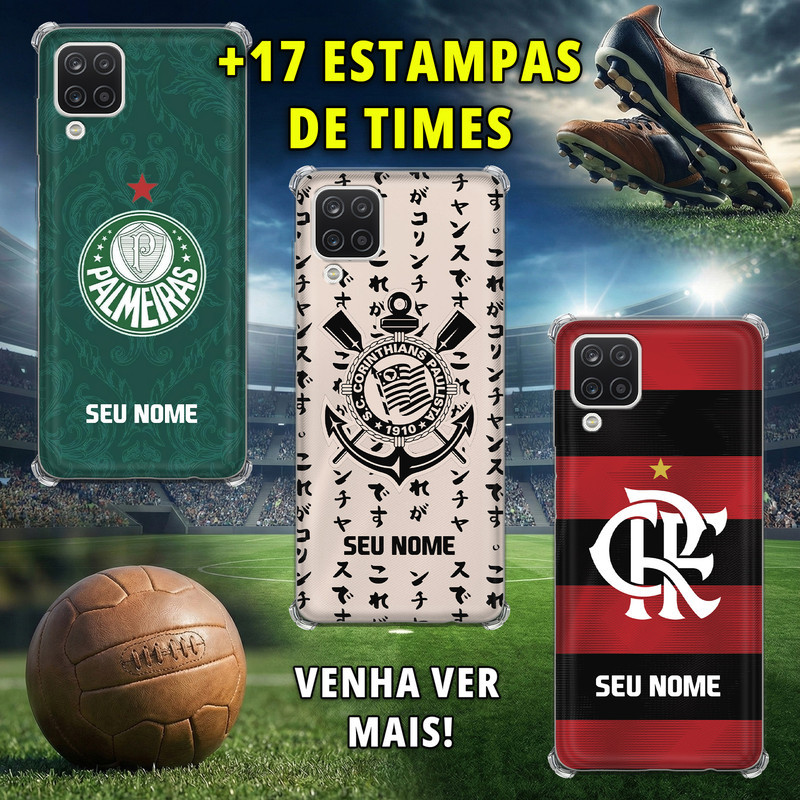 Capa Capinha para Samsung Galaxy A12 - Times Brasileiros