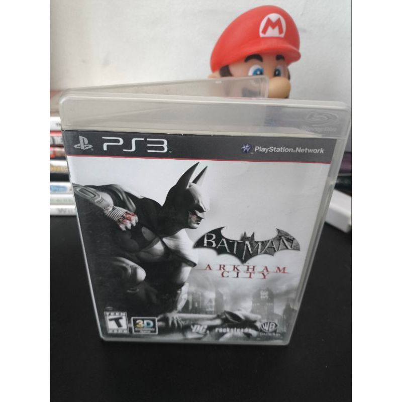 leia o anúncio por gentileza jogo para PS3 Batman Arkan City mídia física usado original