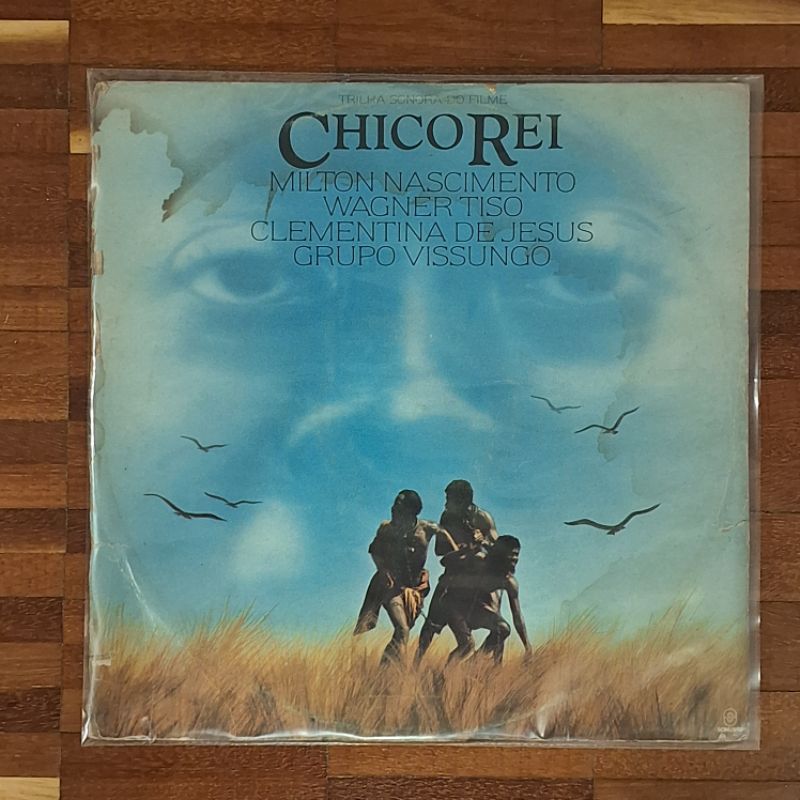 LP Chico Rei: Trilha Sonora do Filme (1985) Milton Nascimento / Wagner Tiso / Clementina de Jesus / Grupo Vissungo