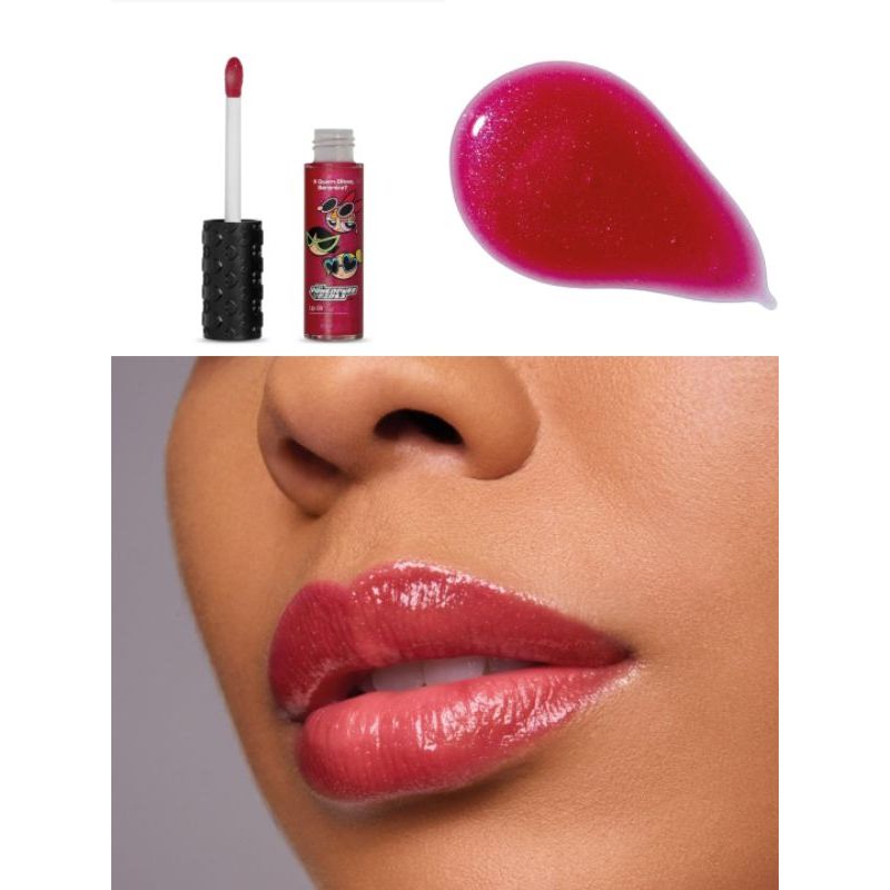Lip Oil 9,5ml As Meninas Super Poderosas Podemos Ser Duronas  -  com hidratação e acabamento brilhoso.