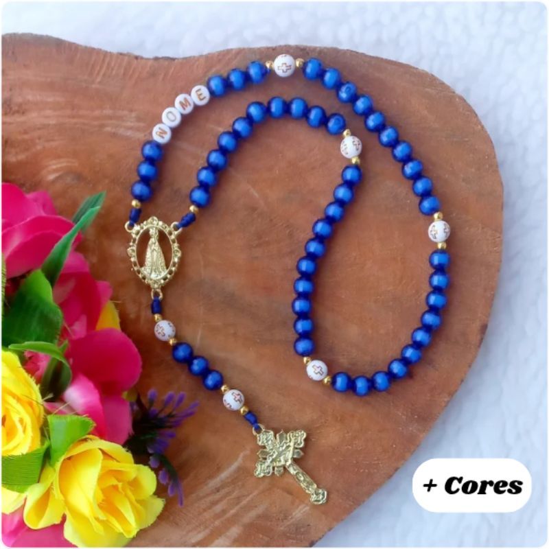 Terço Rosário Personalizado (enviar nome)