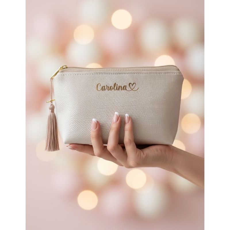 Nécessaire Personalizada em Sintético – Escolha Cada Detalhe!