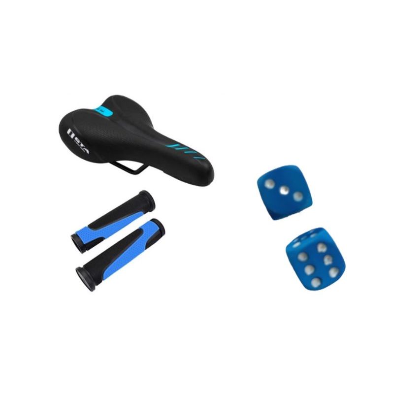 Selim de Bicicleta GTA Nx manopla GTA  tampa valvula azul