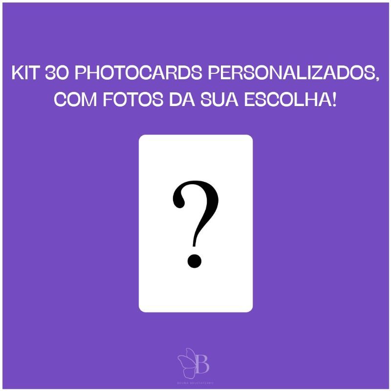 KIT COM 30 PHOTOCARDS PERSONALIZADOS | BTS | BLACKPINK | SEVENTEEN | CORTIS | STRAY KIDS | ATEEZ | ENHYPEN | TWICE