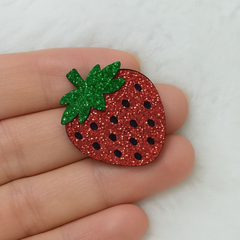 Aplique EVA Morango 3cm - camadas |  Decoração Festa Infantil, Bolo Fake, Artesanato, scrapbook e Recursos Pedagógicos