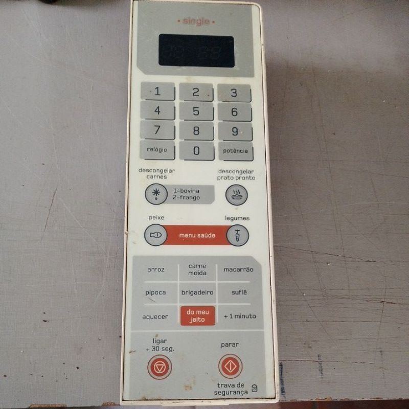 painel com placa microondas Brastemp bms25 abhna leiam descrição