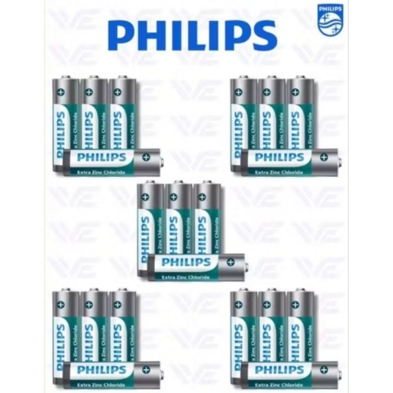 Philips AA e AAA Caixa Com 12, 16, 20 e 40 Unudades