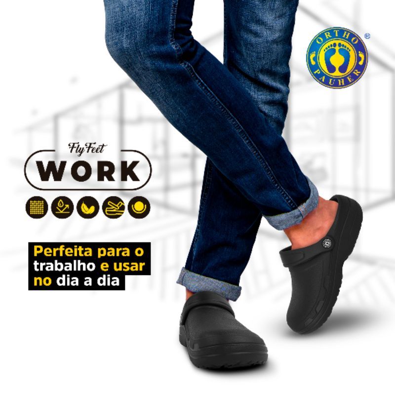 SANDÁLIA ORTOPÉDICA FLYFEET WORK