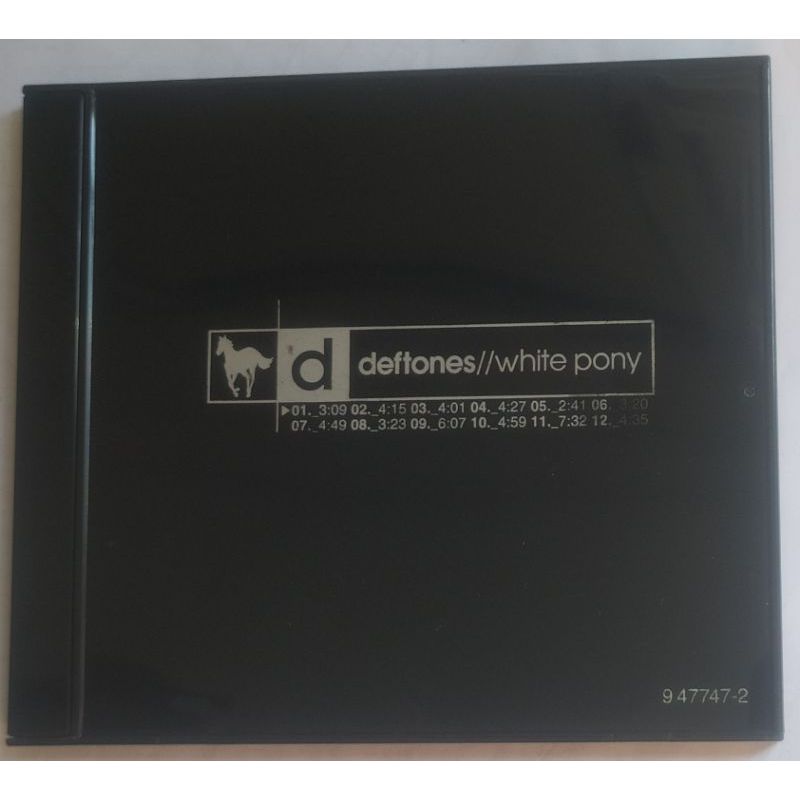CD DEFTONES WHITE PONY EUA 2000 LIMITED NUMBERED EDITION