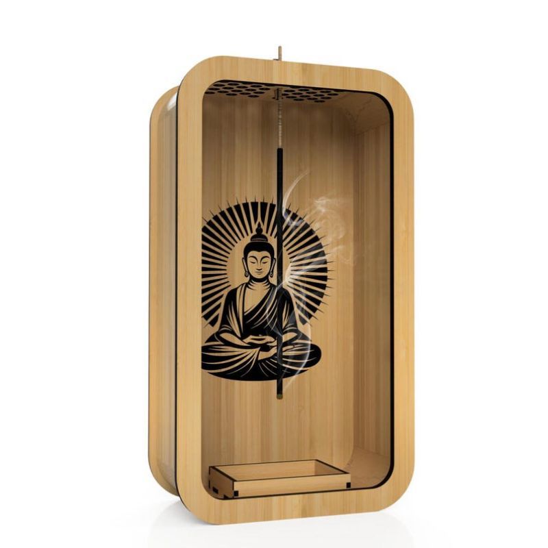 Incensário Cascata em MDF  – Decoração Zen e Relaxante
