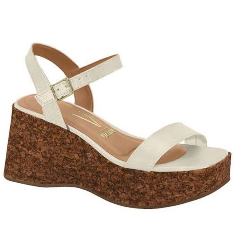 Sandália Feminino Vizzano Tamanco Salto Anabela. em Oferta na Shopee