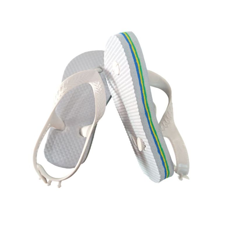 Chinelo de dedo borracha 90% Baby infantil feminino masculino
