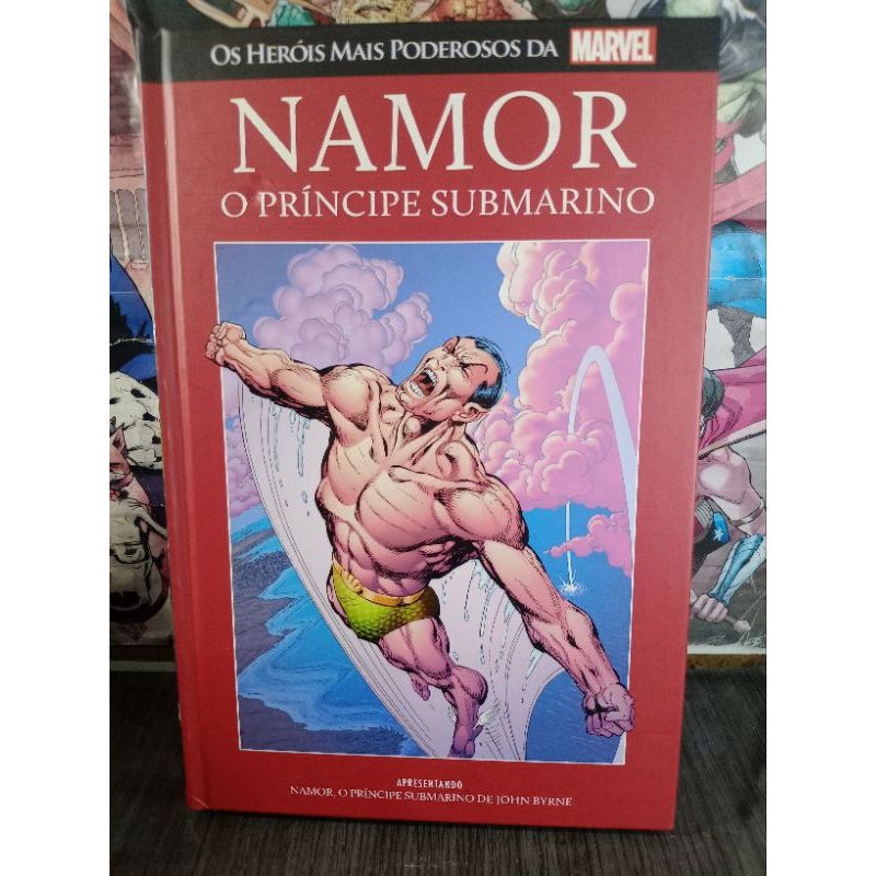 HQ Namor, o príncipe submarino - coleção os heróis mais poderosos da Marvel n° 20 capa dura