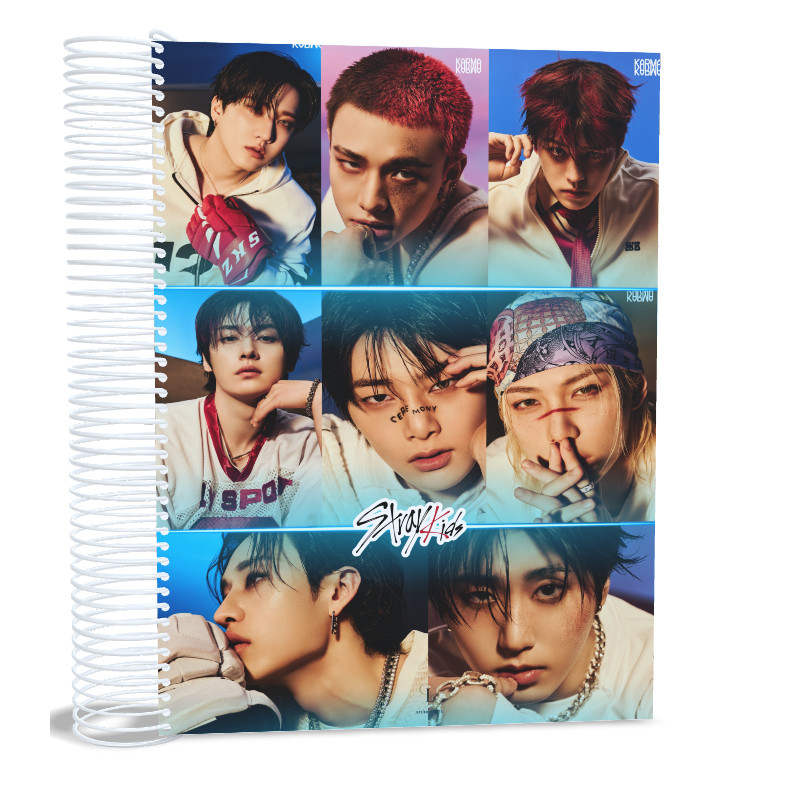 Caderno Universitário Kpop 10 Matérias STRAY KIDS  Ceremony