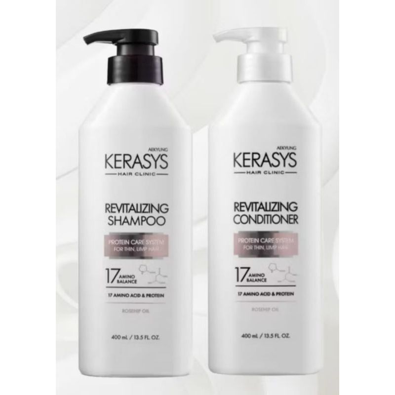 Kerasys Hair Clinic Revitalizing shampoo/condicionador em Oferta na Shopee