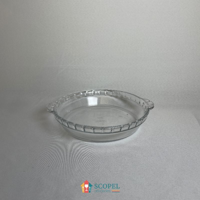 Forma de vidro redonda Marinex Filetada 600ml / 1,3lts / 1,6lts / Kit com 3 em Oferta na Shopee