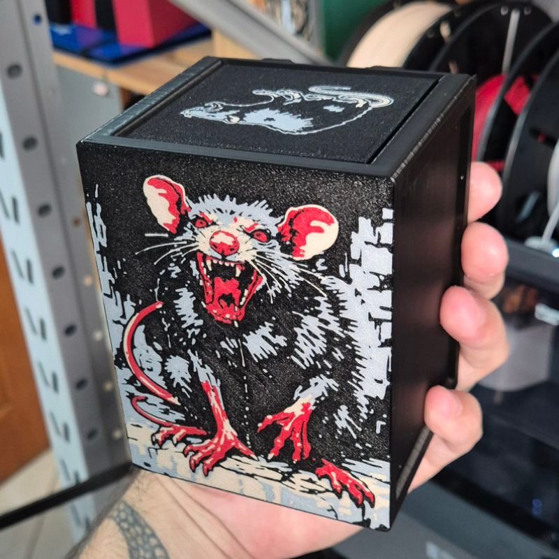 Deckbox/Caixa 100+ Ratos Temática Magic MTG/TCG