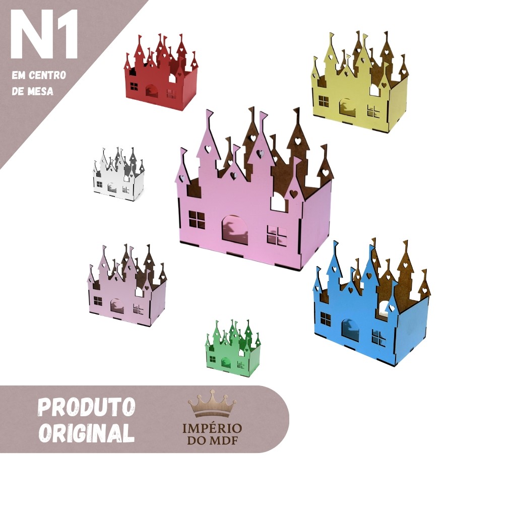 Kit Castelo da Princesa Várias Cores Centro de Mesa e Decoração de Festa Cachepô em Oferta na Shopee