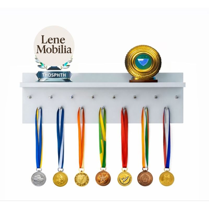 Porta Medalhas e Troféus em MDF 07/10/15 Pêndulos em Oferta na Shopee