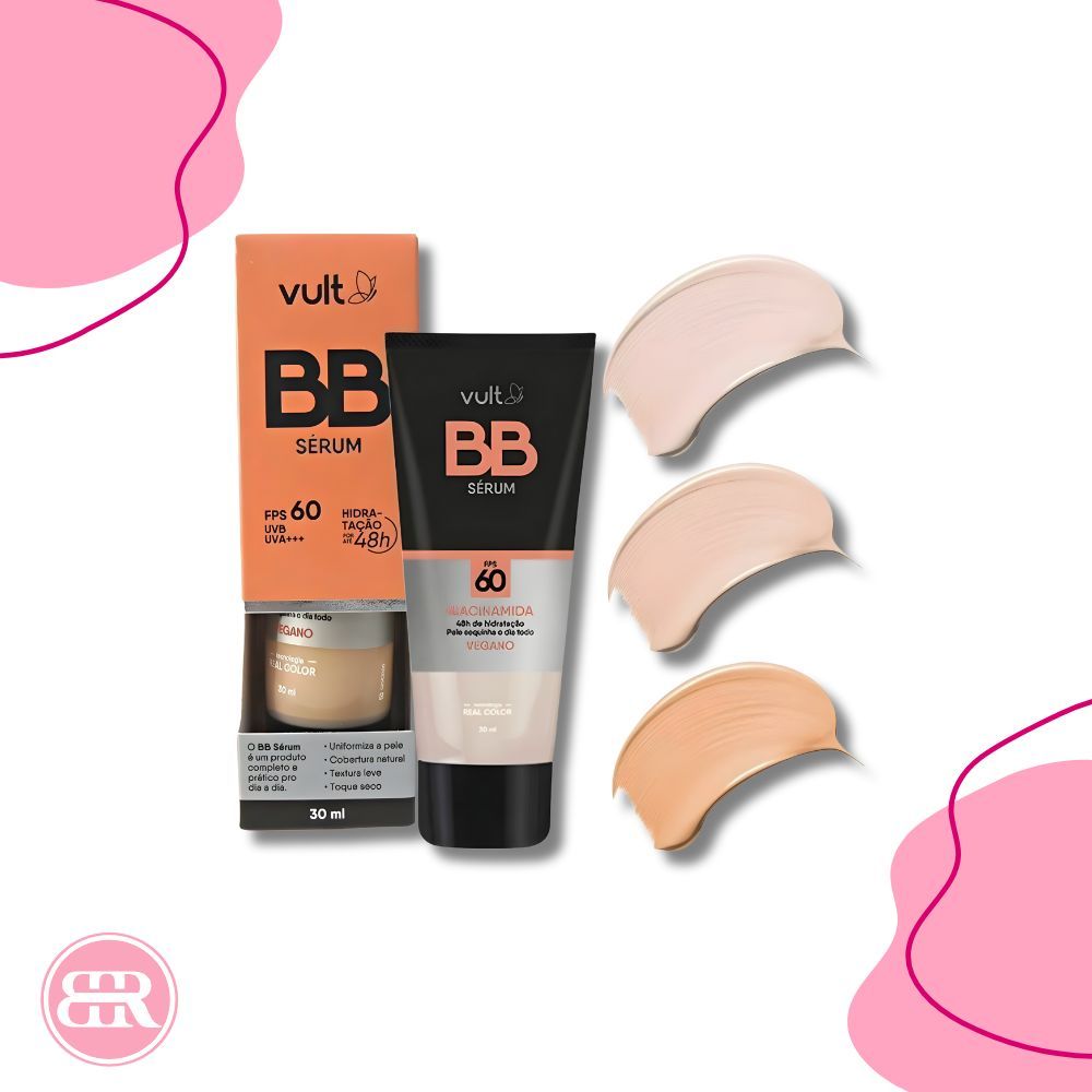 Sérum Facial BB Cream Vult FPS 60 Com cor 30ml /V160/V210/V230