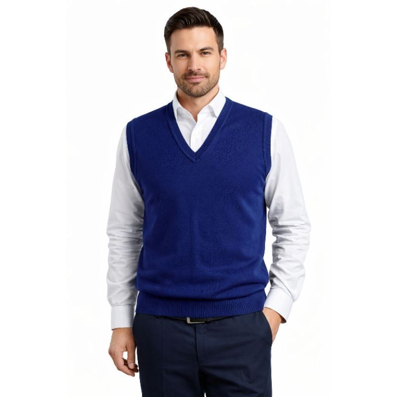 Colete Masculino Social em Tricô Fino Decote V Elegante Ideal para Eventos, Casamentos e Ocasiões SociaisPMGGG