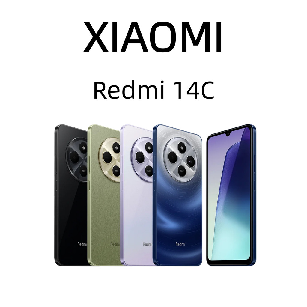 Xiaomi Redmi 14C Dual SIM Dual Standby Smartphone RAM 4/8GB ROM 128/256GB Tela Grande 6.88"