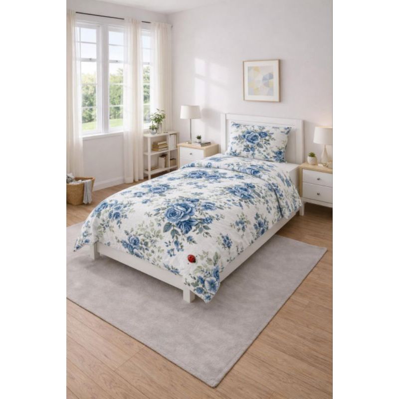 Lençol Solteiro 2 Peças Estampado Sem Elástico com Fronha – Microfibra - Macio e Prático em Oferta na Shopee