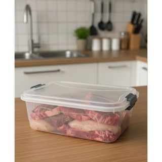Caixa Organizadora Container 9 Litros Com Travas Empilhavel Decorativo