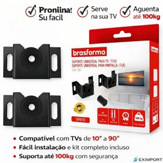 Suporte Universal Fixo Para TV 10' - 90'  Brasforma em Oferta na Shopee