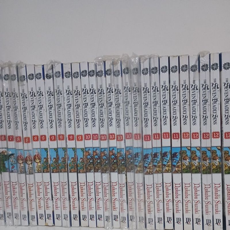coleção de mangás the seven deadly sins 1 ao 41 para venda avulsa de mangas sete pecados capitais mangá Nanatsu no taiza