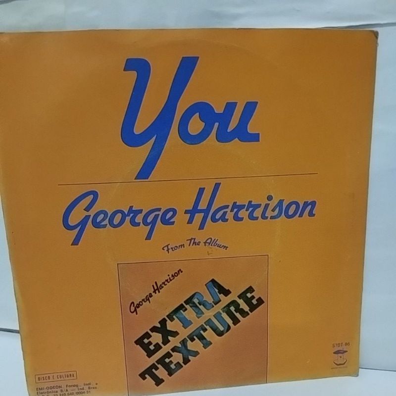 LP disco de vinil Compacto George Harrison Extra Texture.