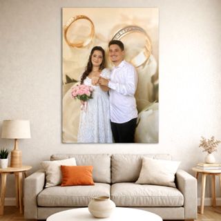 Quadro Decorativo Placa Decorativa 110x80Cm Personalizado Com Sua Foto Sala Quarto Família Pet Casal em Oferta na Shopee