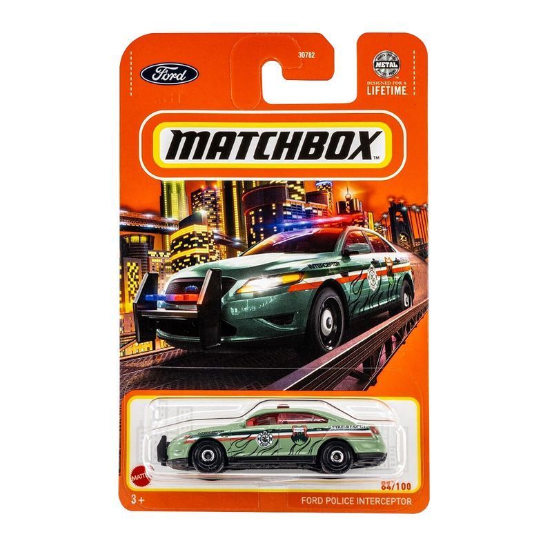Matchbox Ford Police Interceptor Mattel miniatura carrinho hot wheels maisto greenlight