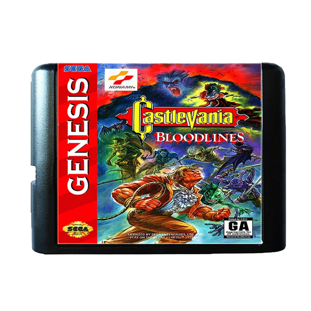 Castlevania Bloodlines Revised Edition Mega Drive Genesis