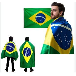 Bandeira Brasil Grande 90x150cm Acessório Copa Do Mundo 2026 em Oferta na Shopee