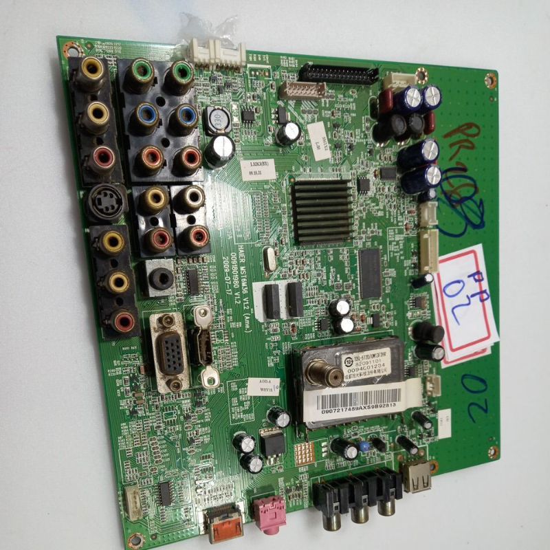 Placa principal  =0091801980 V1.2 usada compatível  com tv h buster modelo HBTV-3203HD