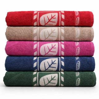 Kit 5 Toalhas de Banho Macia e Grande 70x140cm 100% algodão em Oferta na Shopee