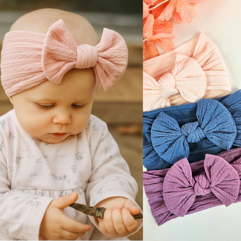 Faixa de Cabelo bebê RN, tiara, turbante | 0 a 4 Anos, Laço, Super Macias, Elásticas Confortável antialérgica em Oferta na Shopee