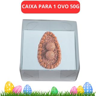 Caixa Para Ovo De Colher Degustação Para 1 ovo De 50g em Oferta na Shopee