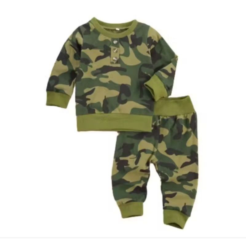 Conjunto Bebe Menino Camuflado