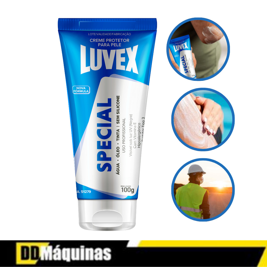 Creme Protetor Special  para as Mãos Grupo 3 100g - Luvex em Oferta na Shopee