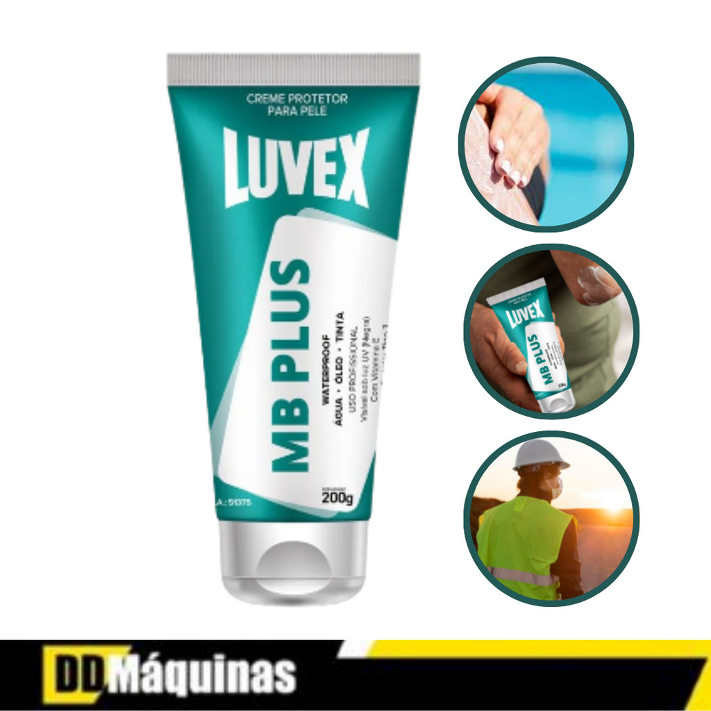 Creme Luvex MB Plus Proteção e Hidratação Profissional para Mãos 200g - Luvex