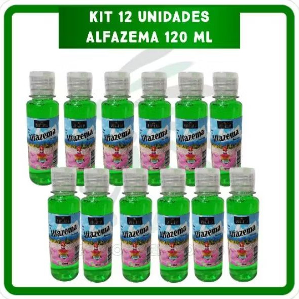ALFAZEMA DEO COLÔNIA 120ML - Kit 12 UNIDADES.